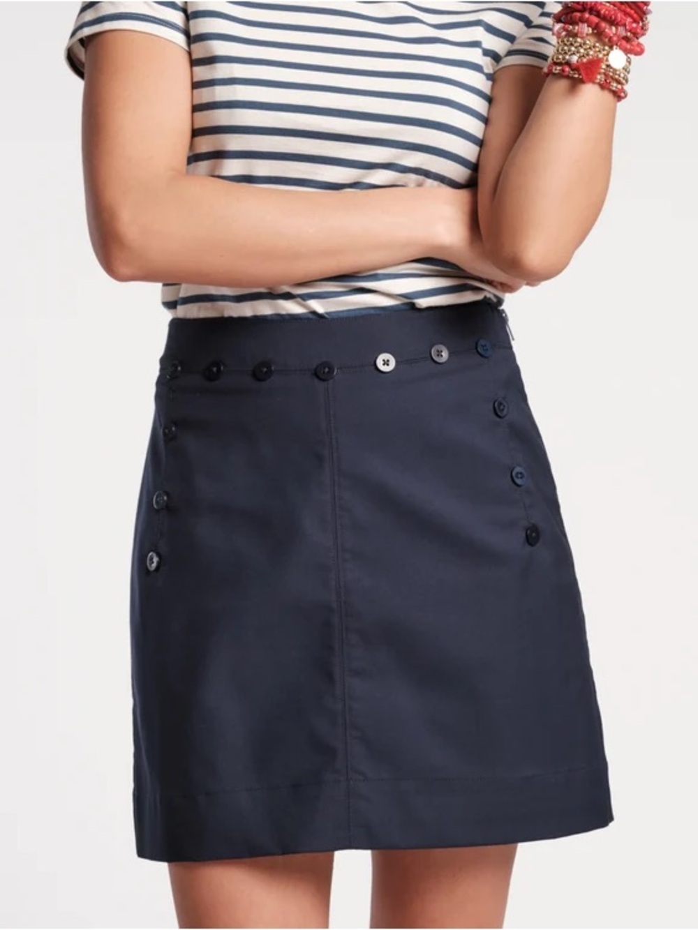 Frances Valentine A Line Sailor Skirt Size 4